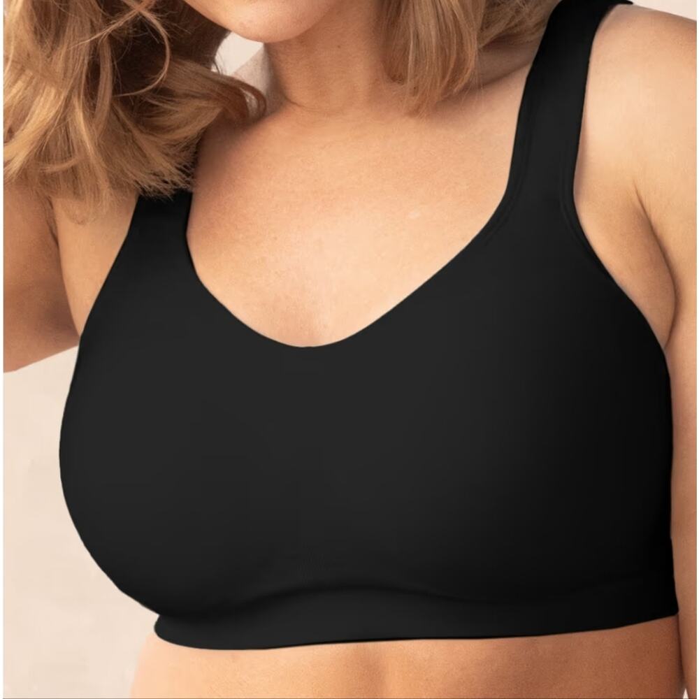 Truekind Daily Comfort Wireless Shaper Bra - Black Seamless Plus Size 2X - NEW - Picture 3 of 13